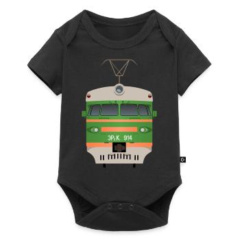Train Russia - Baby Premium short-sleeve bodysuit - black - Front