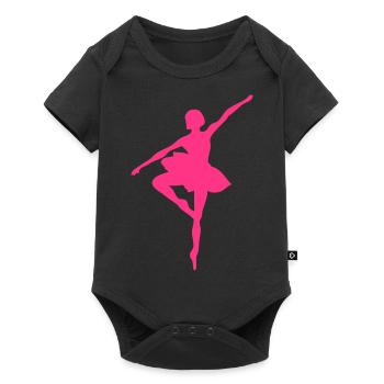dancer ballet dancer - Baby Premium short-sleeve bodysuit - black - Front