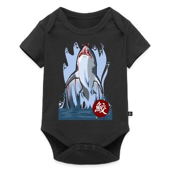 Requin - Body à manches courtes Premium Bébé - noir - Devant