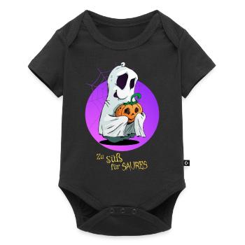 Sweet Ghost - Funny Halloween Shirt - Body à manches courtes Premium Bébé - noir - Devant
