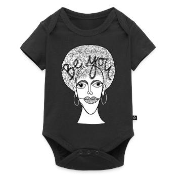 be you streetstyle fashion - Body à manches courtes Premium Bébé - noir - Devant