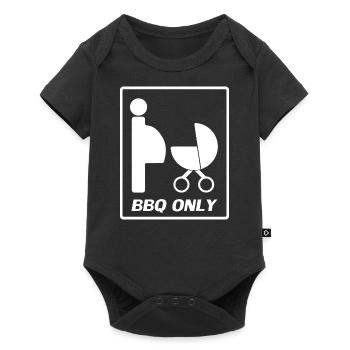 BBQ only - Baby Premium short-sleeve bodysuit - black - Front