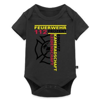 112% Einsatz Kameradschaft Leidenschaft - Baby Premium Kurzarmbody - Schwarz - Vorne