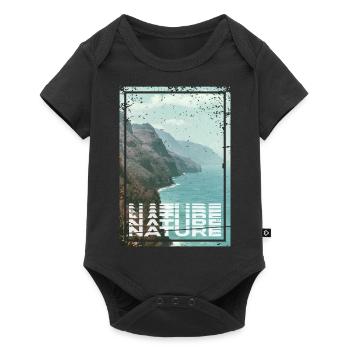 Nature - Baby Premium short-sleeve bodysuit - black - Front