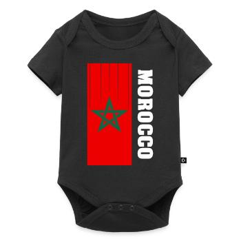 Morocco - Baby Premium short-sleeve bodysuit - black - Front