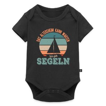 Rentner Segeln Segler Pension Rente 2021 Pensioner - Body à manches courtes Premium Bébé - noir - Devant