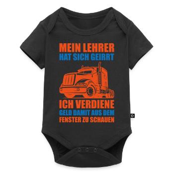 Lehrer hat sich geirrt Geschenk LKW-fahrer - Baby Premium Kurzarmbody - Schwarz - Vorne