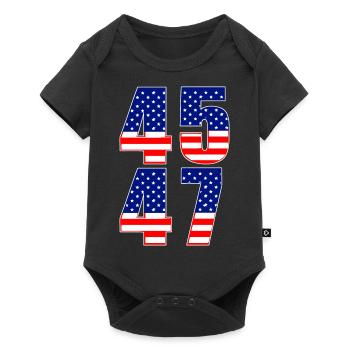 45 47 American Politics USA - Baby Premium short-sleeve bodysuit - black - Front