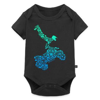 Quad - Body à manches courtes Premium Bébé - noir - Devant