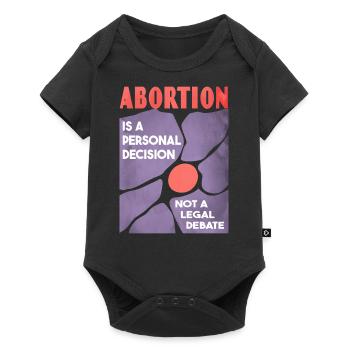 Pro Choice Poster - 60s Vintage Graphic - Baby Premium short-sleeve bodysuit - black - Front