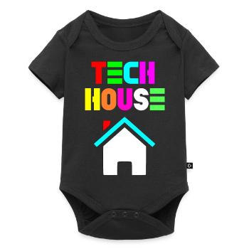 maison de technologie 808 - Body à manches courtes Premium Bébé - noir - Devant