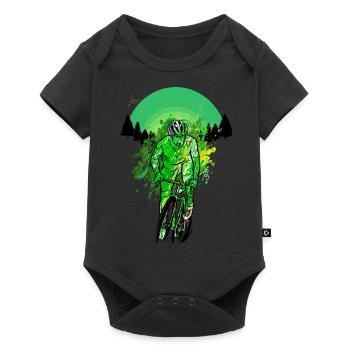 VTT Vélo Nature Vélo de Route Vélo VTT Biker - Body à manches courtes Premium Bébé - noir - Devant