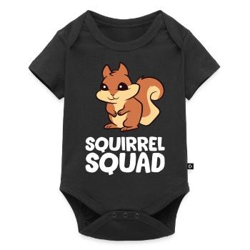 Squirrel - Squirrel Squad - Baby Premium short-sleeve bodysuit - black - Front