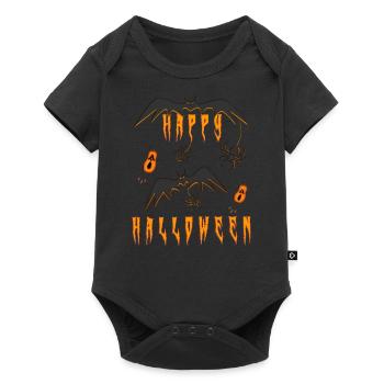 Halloween Happy Halloween - Baby Premium short-sleeve bodysuit - black - Front