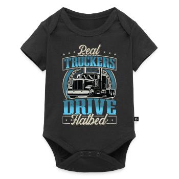 Truck Driver - Baby Premium short-sleeve bodysuit - black - Front