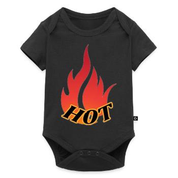 HOT transformed - Baby Premium Kurzarmbody - Schwarz - Vorne
