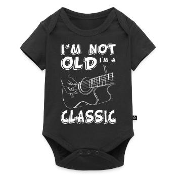 Guitare I Am Not Old I Am Classic - Body à manches courtes Premium Bébé - noir - Devant