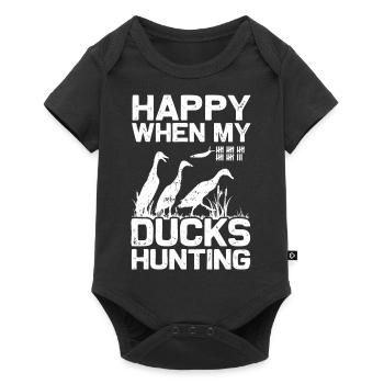 Running Ducks Indian Running Duck Memes - Baby Premium short-sleeve bodysuit - black - Front