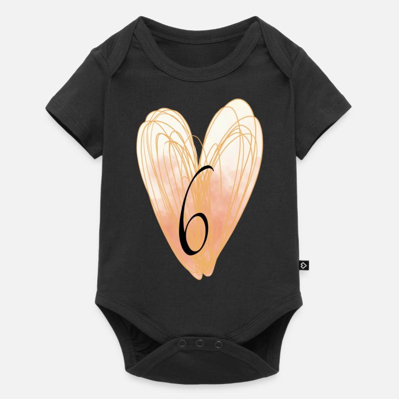 6 - Body à manches courtes Premium Bébé - noir