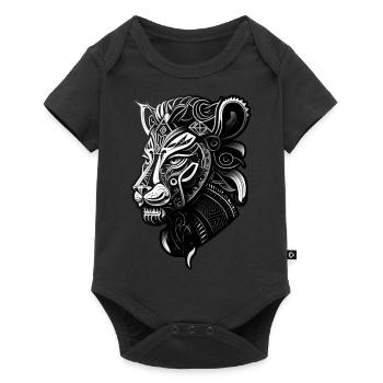 Lion - Body à manches courtes Premium Bébé - noir - Devant