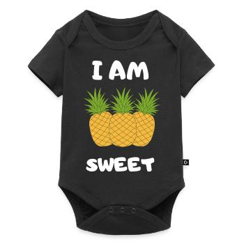 Je suis doux - Design - Body à manches courtes Premium Bébé - noir - Devant