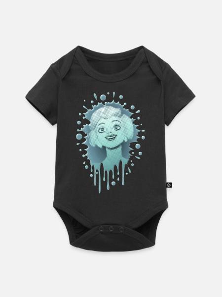 Marilyn 7 - Baby Premium Kurzarmbody - Schwarz
