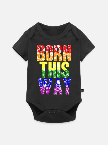 Born This Way - Baby Premium short-sleeve bodysuit - black