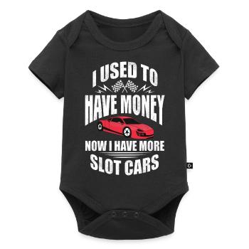 I Used To Have Money Now I Have More Slot Cars - Baby Premium short-sleeve bodysuit - black - Front