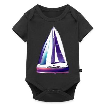 Sailor Sailing Ship Sailing Sailboat Sailing Sports - Baby Premium short-sleeve bodysuit - black - Front