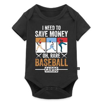 Trader Collector I Need To Save Money Oh Rare Base - Baby Premium Kurzarmbody - Schwarz - Vorne