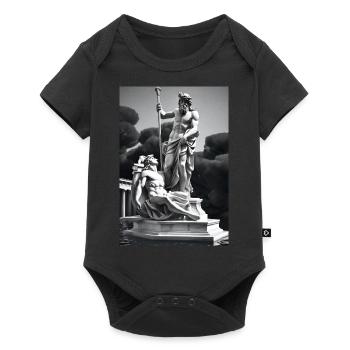 Zeus et Apollon - Body à manches courtes Premium Bébé - noir - Devant