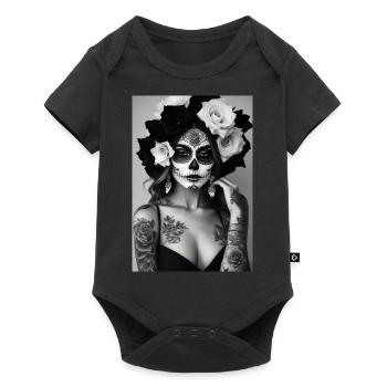Santa Muerte II - Body à manches courtes Premium Bébé - noir - Devant