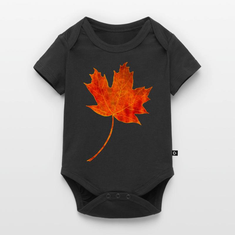 Maple leaf Baby Premium short-sleeve bodysuit