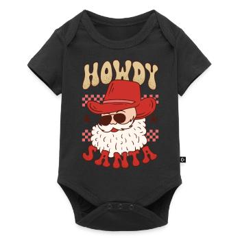 Howdy Santa - Baby Premium short-sleeve bodysuit - black - Front