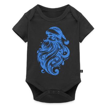 Xmas christmas santa clau naughty holidays winter - Baby Premium short-sleeve bodysuit - black - Front