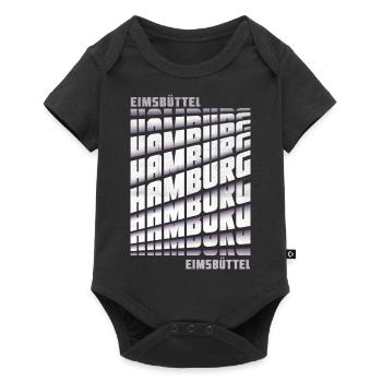Hamburg Eimsbüttel - Baby Premium Kurzarmbody - Schwarz - Vorne