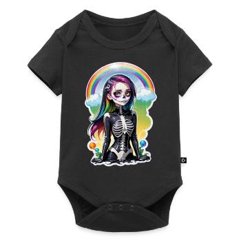 Halloween - Rock & Rainbow - Baby Premium short-sleeve bodysuit - black - Front