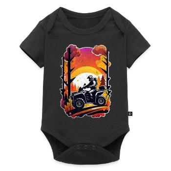 quad et tout terrain - Body à manches courtes Premium Bébé - noir - Devant