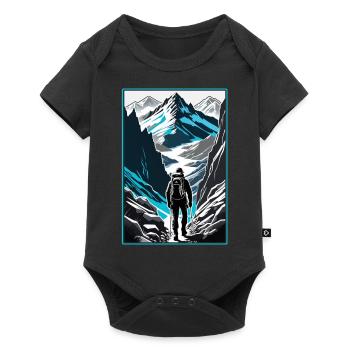 randonnée nature et montagne - Body à manches courtes Premium Bébé - noir - Devant