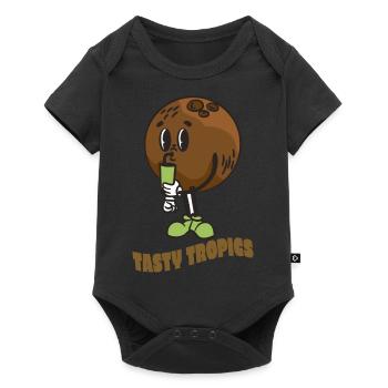 Coconut Lover Juice Beach Tropical Summer - Baby Premium short-sleeve bodysuit - black - Front