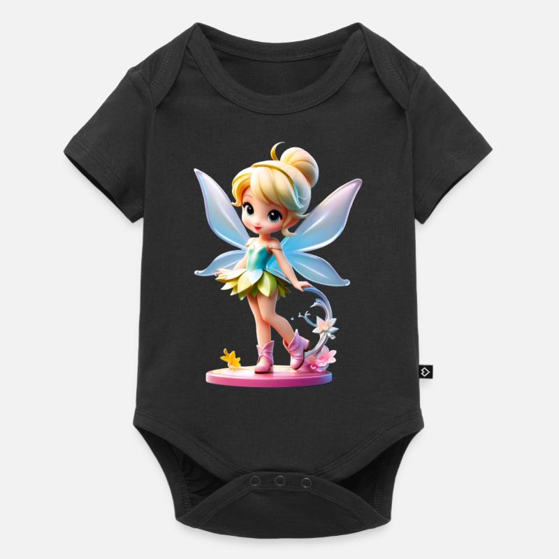 Petite Fée 4 - Body à manches courtes Premium Bébé - noir