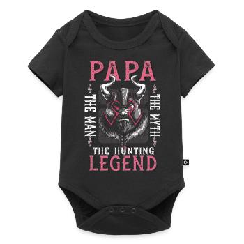 Hunting, game, hunt, nature, hunter, animal wildlife - Baby Premium short-sleeve bodysuit - black - Front