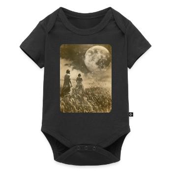 Suivez la Lune - Body à manches courtes Premium Bébé - noir - Devant