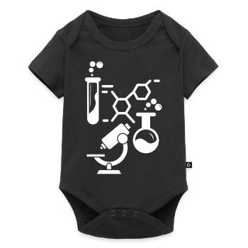Neurones Chimie Science Tableau périodique Laboratoire - Body à manches courtes Premium Bébé - noir - Devant