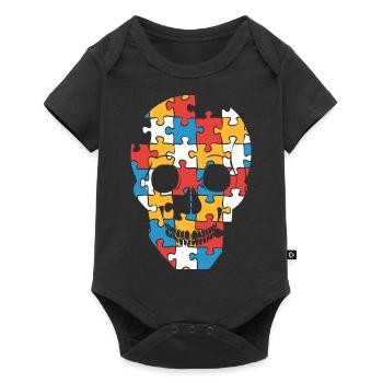 Puzzkull - Body à manches courtes Premium Bébé - noir - Devant