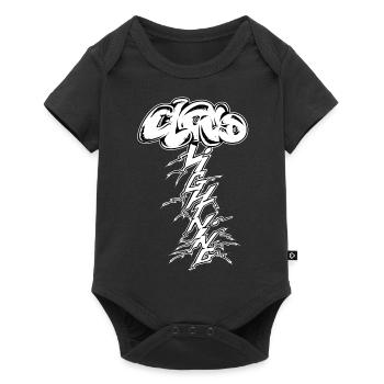 Stormy weather (black and white) - Baby Premium short-sleeve bodysuit - black - Front