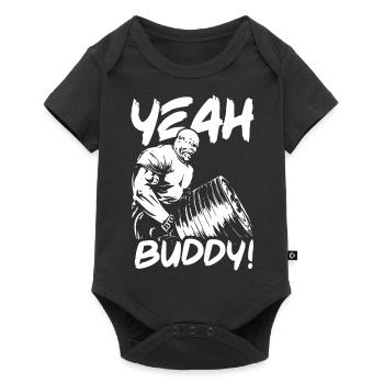 Yeah Buddy Lightweight - Baby Premium Kurzarmbody - Schwarz - Vorne