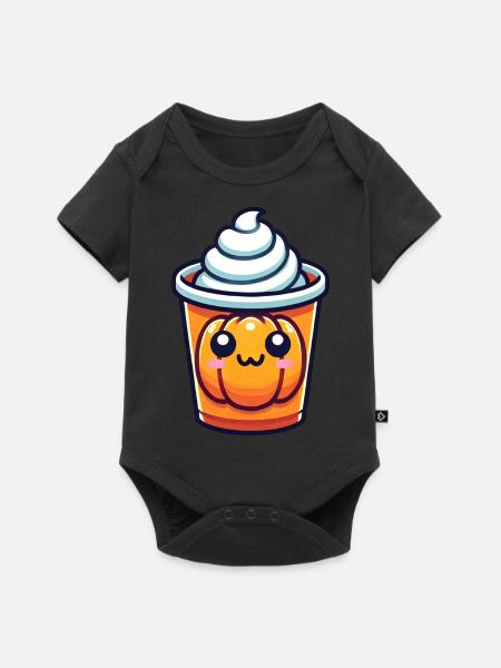 Becher - Baby Premium Kurzarmbody - Schwarz