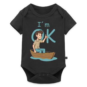 Seemann - Baby Premium Kurzarmbody - Schwarz - Vorne
