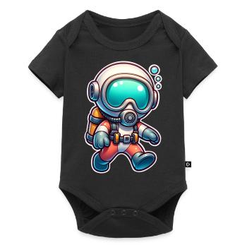 Diving Divers - Baby Premium short-sleeve bodysuit - black - Front